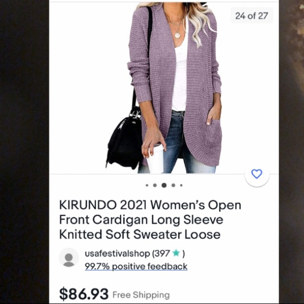 3 kirundo knit sweaters. NWT NEW $35 ea or3 for $100 beige tan light purple